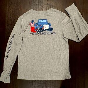 4th of July 🎆 Youth Vineyard Vines Long Sleeve America Tee!